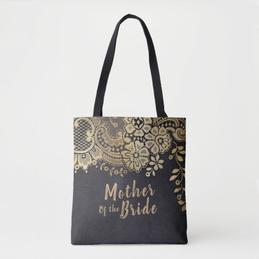 Gepersonaliseerde faux gouden loopmoeder van de br tote bag (Voorkant)