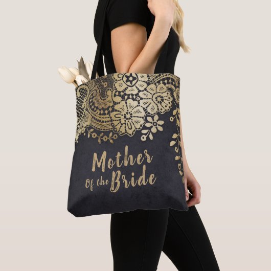 Gepersonaliseerde faux gouden loopmoeder van de br tote bag (Dichtbij)