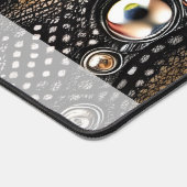 Gepersonaliseerde Faux Lederen Rhinestone Bureaumat (Hoek)