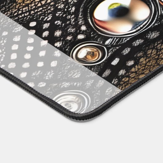 Gepersonaliseerde Faux Lederen Rhinestone Bureaumat (Hoek)