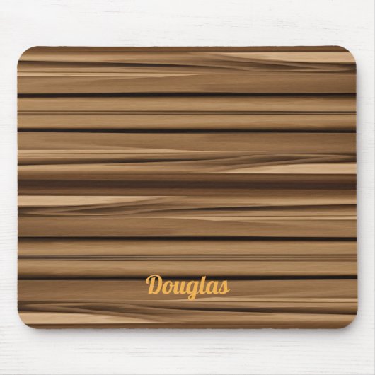 Gepersonaliseerde Faux Lines van Browns Muismat (Voorkant)