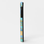 Gepersonaliseerde Faux Opal Stone en goud Case-Mate iPhone Case (Achterkant/links)