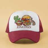 Gepersonaliseerde Faux Patches Howdy Western Cowbo Trucker Pet