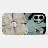 Gepersonaliseerde Faux Print op Paper Leaf Design Case-Mate iPhone Case (Achterkant (horizontaal))