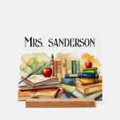 Gepersonaliseerde favoriete leraar acryl bord (Voorkant)