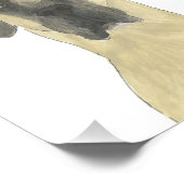 Gepersonaliseerde Fawn gemaskerde Grote Dane Dog A Foto Afdruk (Hoek)