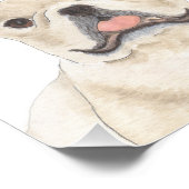 Gepersonaliseerde Fawn Tan Franse Bulldog Art Foto Afdruk (Hoek)