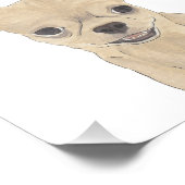 Gepersonaliseerde Fawn Tan kortharige Chihuahua ku Foto Afdruk (Hoek)