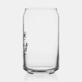 Gepersonaliseerde Februari Geboorte Maand Bloemenv Blikvorm Glas (Links)