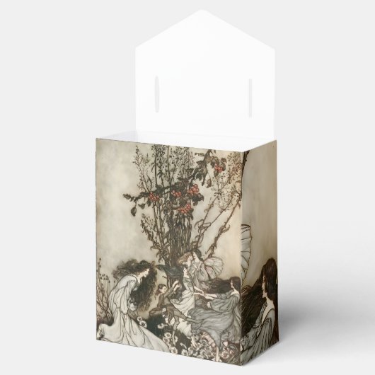 Gepersonaliseerde feeën Arthur Rackham Art Bedankdoosjes (Geopend)