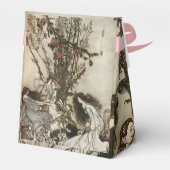 Gepersonaliseerde  feeën Arthur Rackham Art Bedankdoosjes (Achterkant)