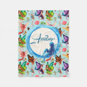 Gepersonaliseerde feeën fleece deken (Voorkant)