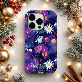 Gepersonaliseerde feestbloemen en Ornamenten Case-Mate iPhone 14 Pro Hoesje