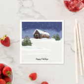 Gepersonaliseerde feestdag cocktail servetten (Insitu)