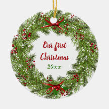 Gepersonaliseerde feestdag met kerstkeramiek Orna