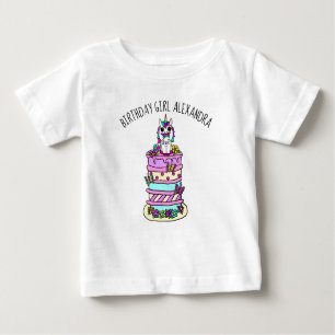 Gepersonaliseerde feestdag van Unicorn Girl