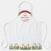 Gepersonaliseerde feestdag voor feestdagen - grens schort (Voorkant)