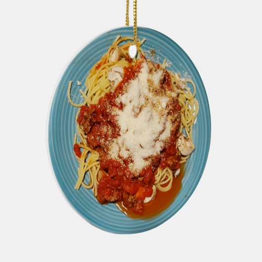 Gepersonaliseerde feestdagen keramisch ornament (Rechts)