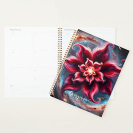 Gepersonaliseerde Feestelijke Bloemen Poinsettia G Planner