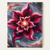 Gepersonaliseerde Feestelijke Bloemen Poinsettia G Planner (Achterkant)