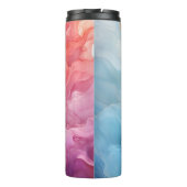 Gepersonaliseerde Feestelijke Bloemen Poinsettia G Thermosbeker (Achterkant)