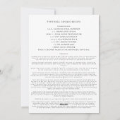 Gepersonaliseerde feestelijke moderne waterverf feestdagenkaart (Achterkant)