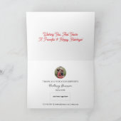 Gepersonaliseerde feestelijke Realtor Vakantiekaar Bedankkaart (Binnen)