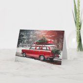 Gepersonaliseerde Feestelijke Script Realtor Vakan Bedankkaart (Voorkant)