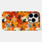 Gepersonaliseerde feestelijke sneeuwvlokken en Hol Case-Mate iPhone Case (Achterkant (horizontaal))