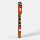 Gepersonaliseerde feestelijke sneeuwvlokken en Hol Case-Mate iPhone Case (Achterkant / Rechts)