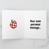 Gepersonaliseerde feestelijke verjaardag genummerd kaart (Binnen)