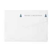 Gepersonaliseerde feestelijke vrolijke kerst (Achterkant)