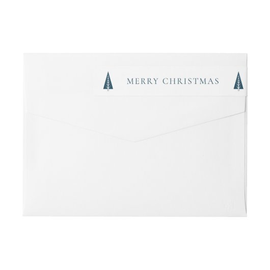 Gepersonaliseerde feestelijke vrolijke kerst (Achterkant)