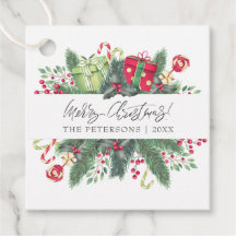 Gepersonaliseerde feestelijke vrolijke kerst decor