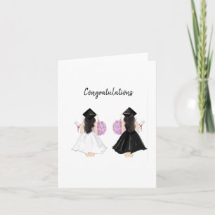 Gepersonaliseerde felicitaties, afstuderen notitiekaartje