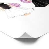 Gepersonaliseerde felicitaties, afstuderen poster (Hoek)