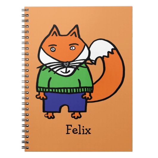 Gepersonaliseerde Felix de Vos Notitieboek (Voorkant)