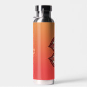 Gepersonaliseerde felle uitdrukking van de vinger  waterfles (Rechts)