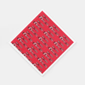 Gepersonaliseerde fiets thema tegels grafische ver servet (Hoek)