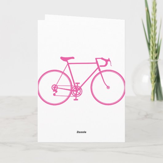 Gepersonaliseerde fietsbriefkaarten bedankkaart (Achterkant)