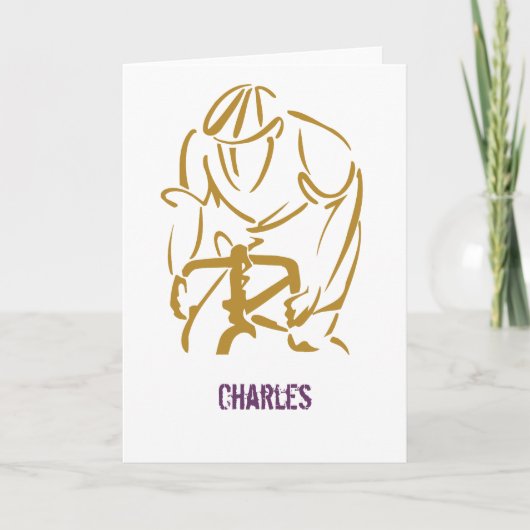 Gepersonaliseerde fietsbriefkaarten notitiekaartje (Voorkant)