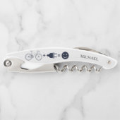 Gepersonaliseerde fietser eBike maakt me blij Kurkentrekker (Voorkant)