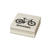 Gepersonaliseerde fietser rubberstempel (Stempel)