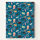 Gepersonaliseerde film Nachtfilm Popcorn Pattern Notitieboek