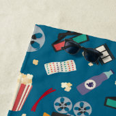 Gepersonaliseerde film Nachtfilm Popcorn Pattern Strandlaken (In situ)