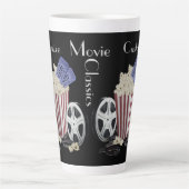 Gepersonaliseerde filmklassiekers latte mok (Voorkant)
