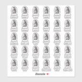 Gepersonaliseerde Fingerprint Spy Party Stickers (Vel)