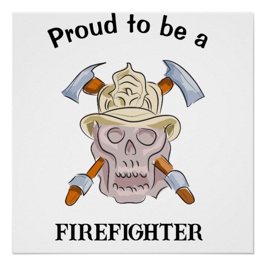 Gepersonaliseerde Firefighter Graphics Perfect Poster (Voorkant)
