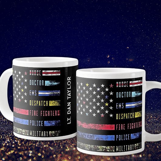 Gepersonaliseerde first responder supporters Jumbo Grote Koffiekop