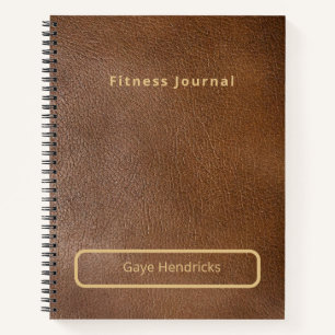 Gepersonaliseerde Fitness Journal Spiral Notitiebo Notitieboek